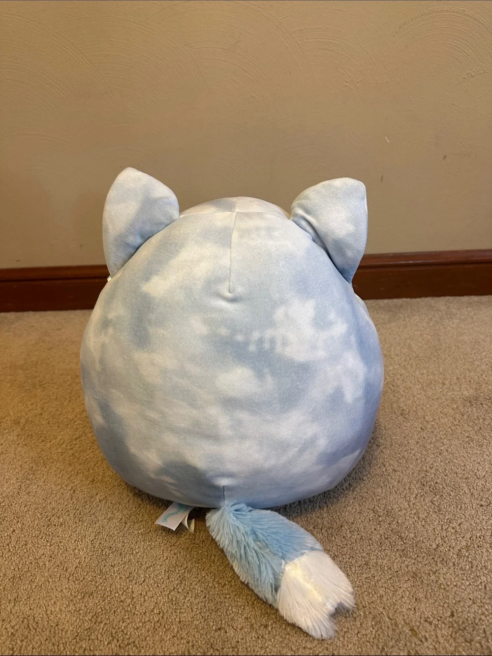 Squishmallows Light Blue and White Fox Plush